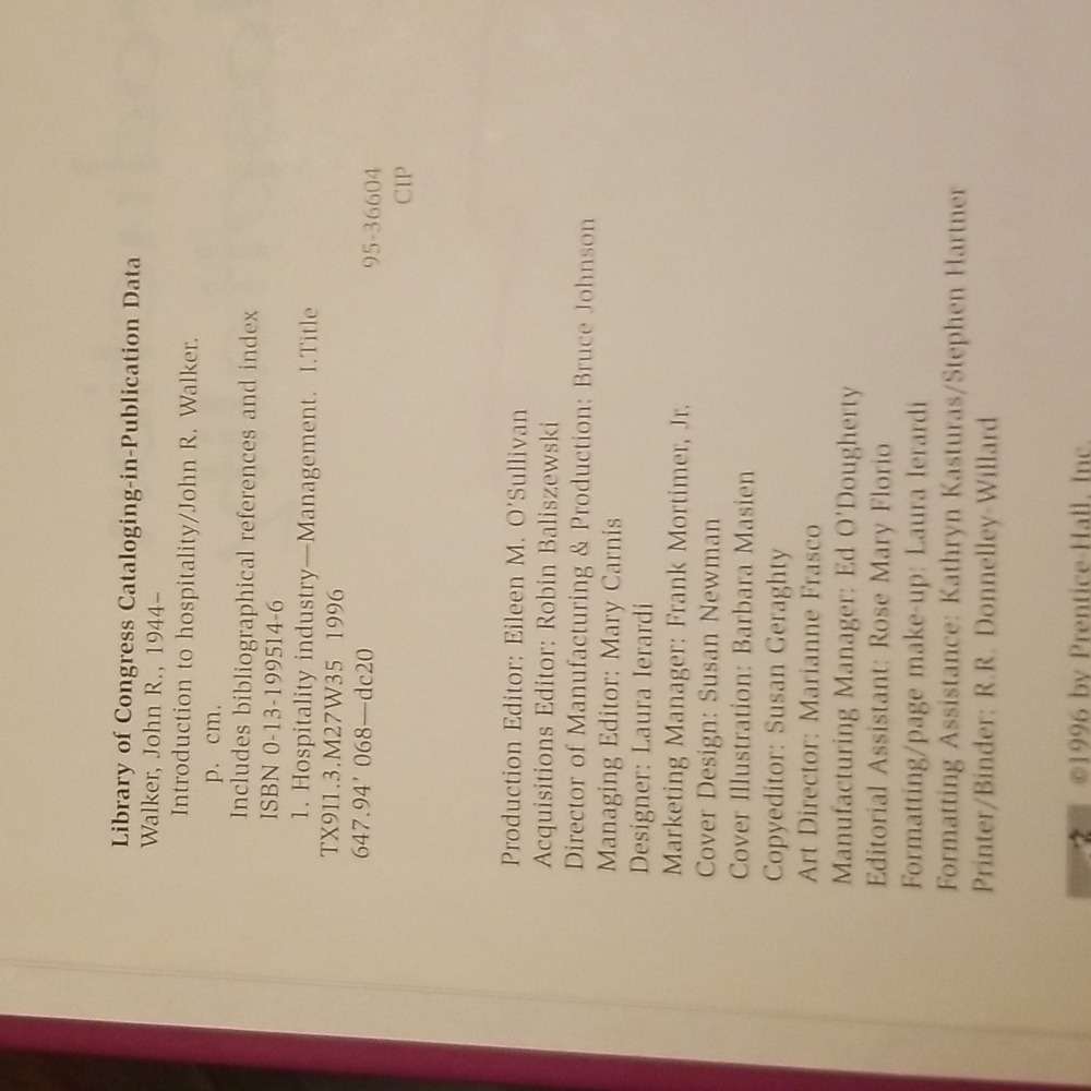 Introduction to Hospitality - Picture 12 of 12